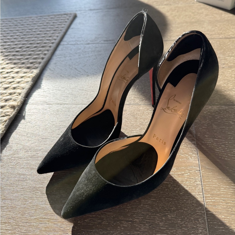 Christian Louboutin Iriza 100 suede pumps - Picture 3 of 8